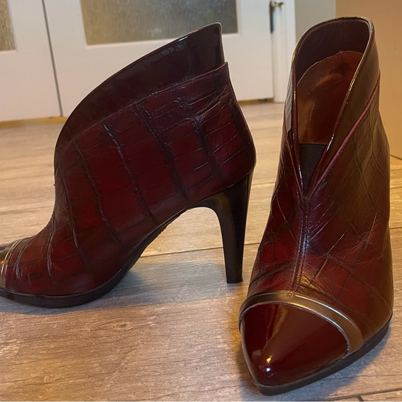 Hispanitas Leather Ankle Boots size 7-7.5 - Picture 4 of 8